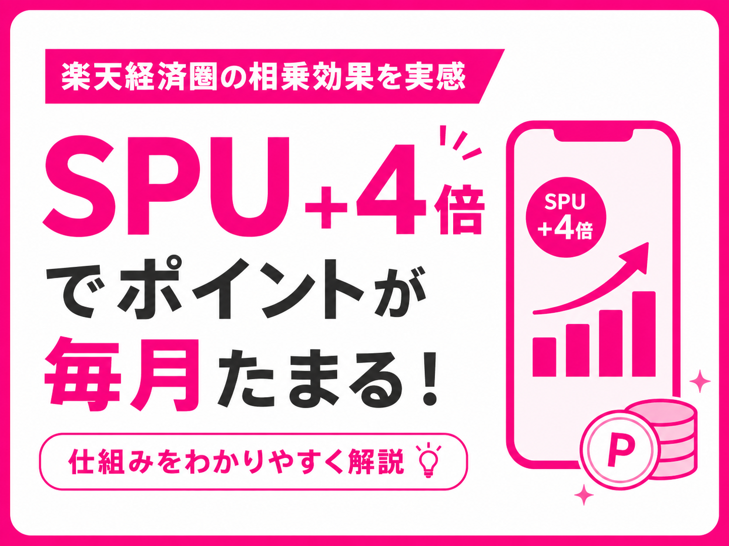 楽天モバイルで楽天経済圏の相乗効果を実感｜SPU+4倍でポイントが毎月たまる仕組みを解説